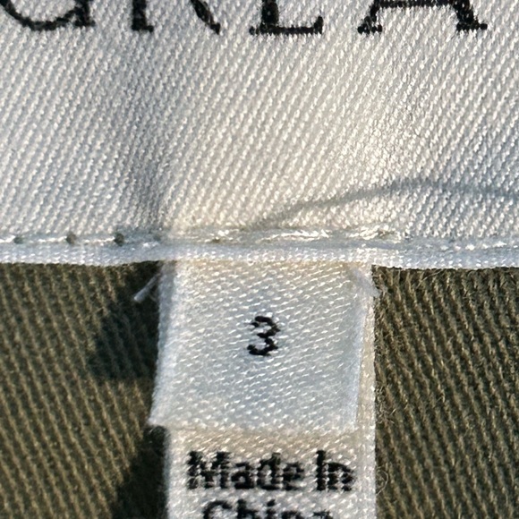 The Great Floral Applique Jacket Commodore Army Green Pockets NWT Size 3/Large - Picture 7 of 12